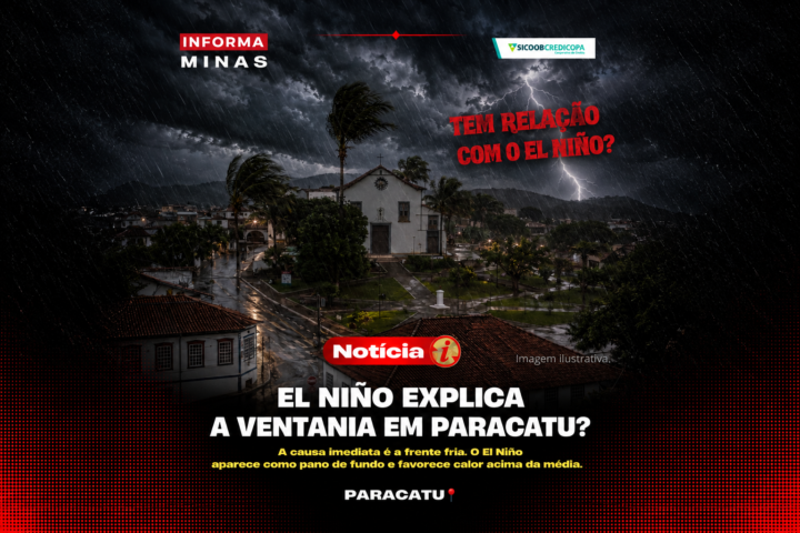 Capa adaptada por IA a partir da arte original da notícia: Frente fria provoca rajadas de vento em Paracatu